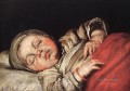 眠る子供 イタリア・バロック ベルナルド・ストロッツィ